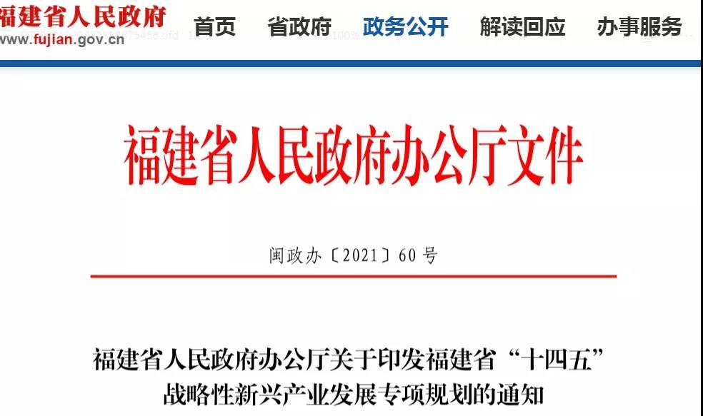 福建“十四五”規劃：將發展PLA、PHA等生物基可降解塑料